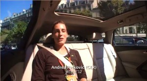 Andrea Petkovic im Interview im Taxi bei den French Open 2011